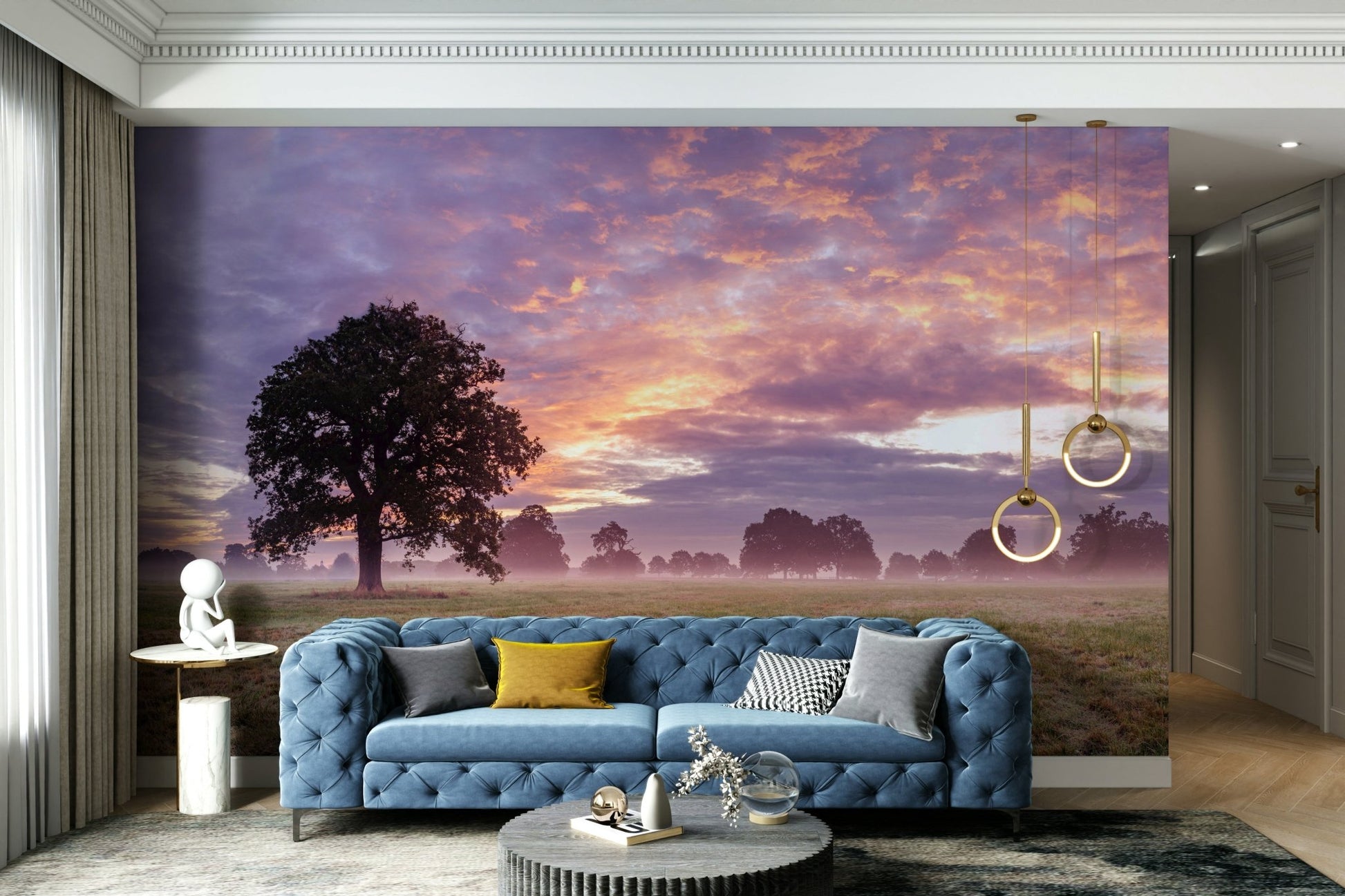 Expansive open view.

