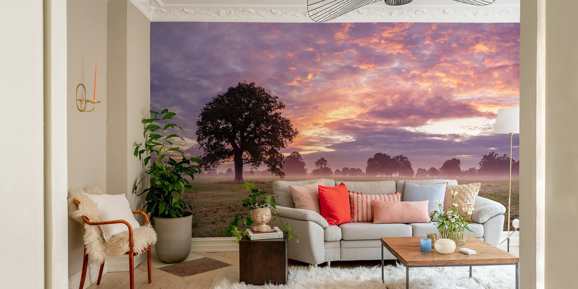 Sense of profound peace and calm.

