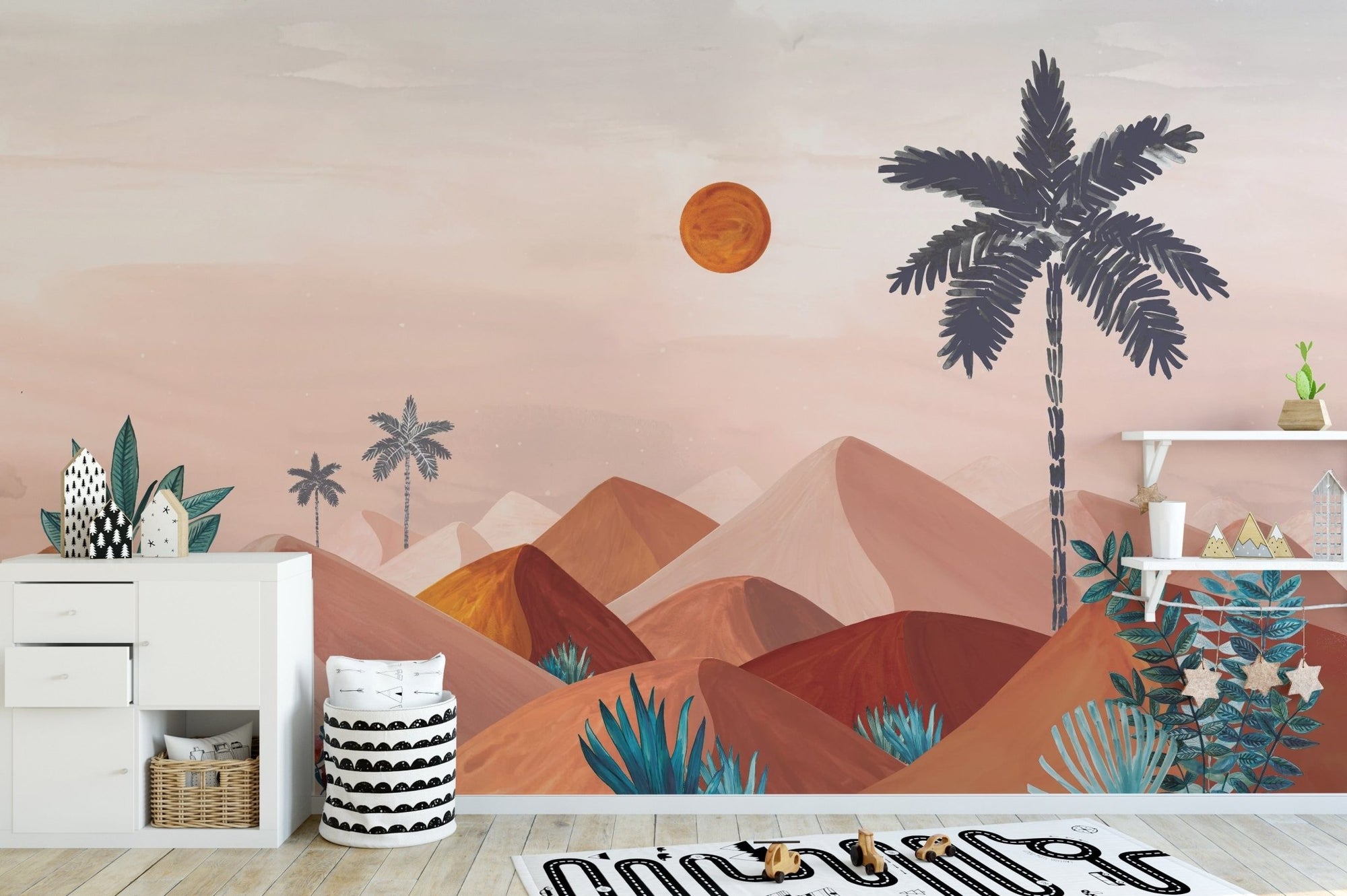 Desert mountain daytime landscape wallpaper, C36