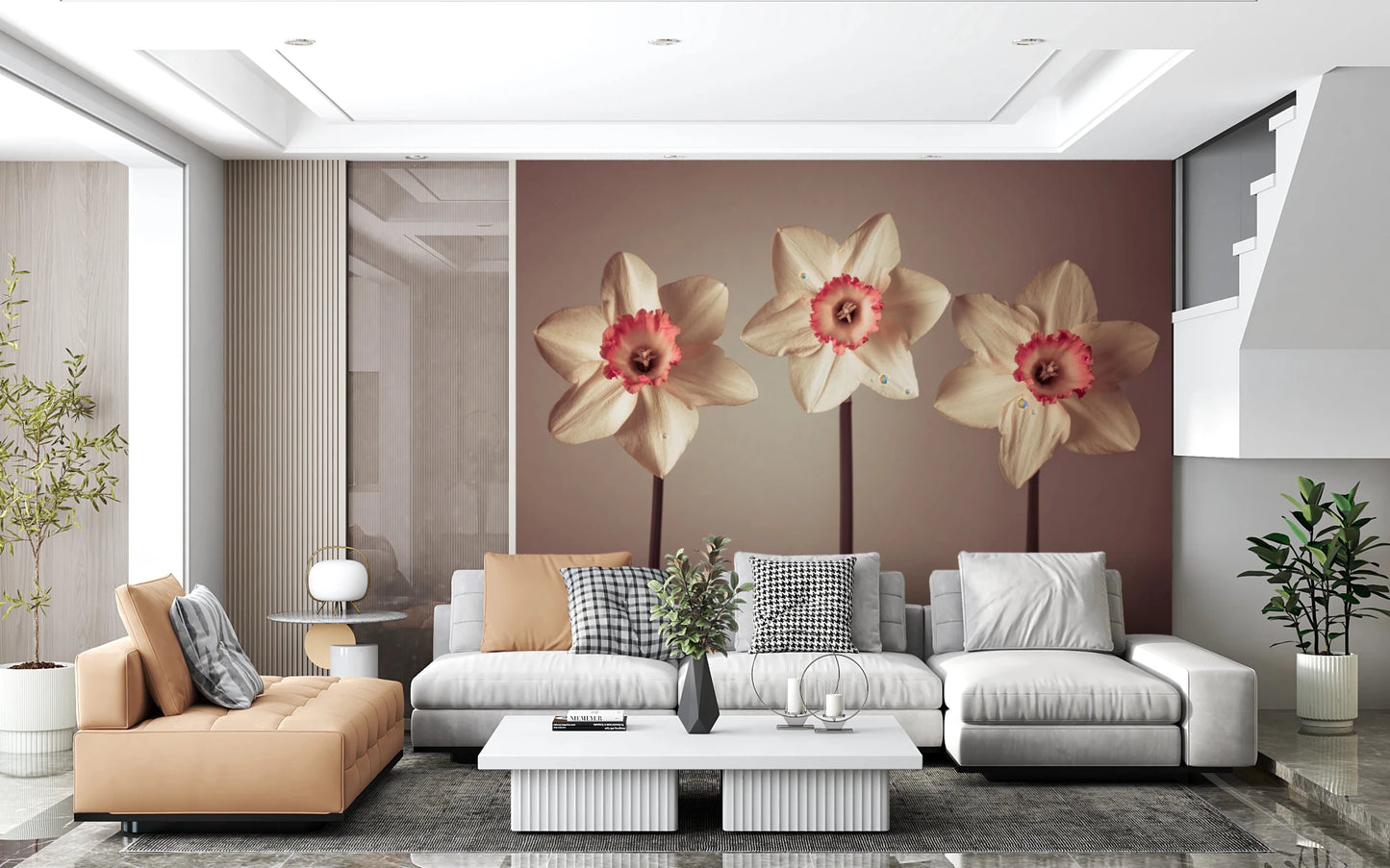 Dazzling Daffodils Wall Mural