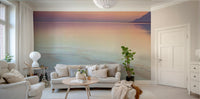 Tranquil Dead Sea Shore wall mural for serene ambiance.


