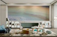 Dead Sea Shore mural brings calming vibes to interiors.


