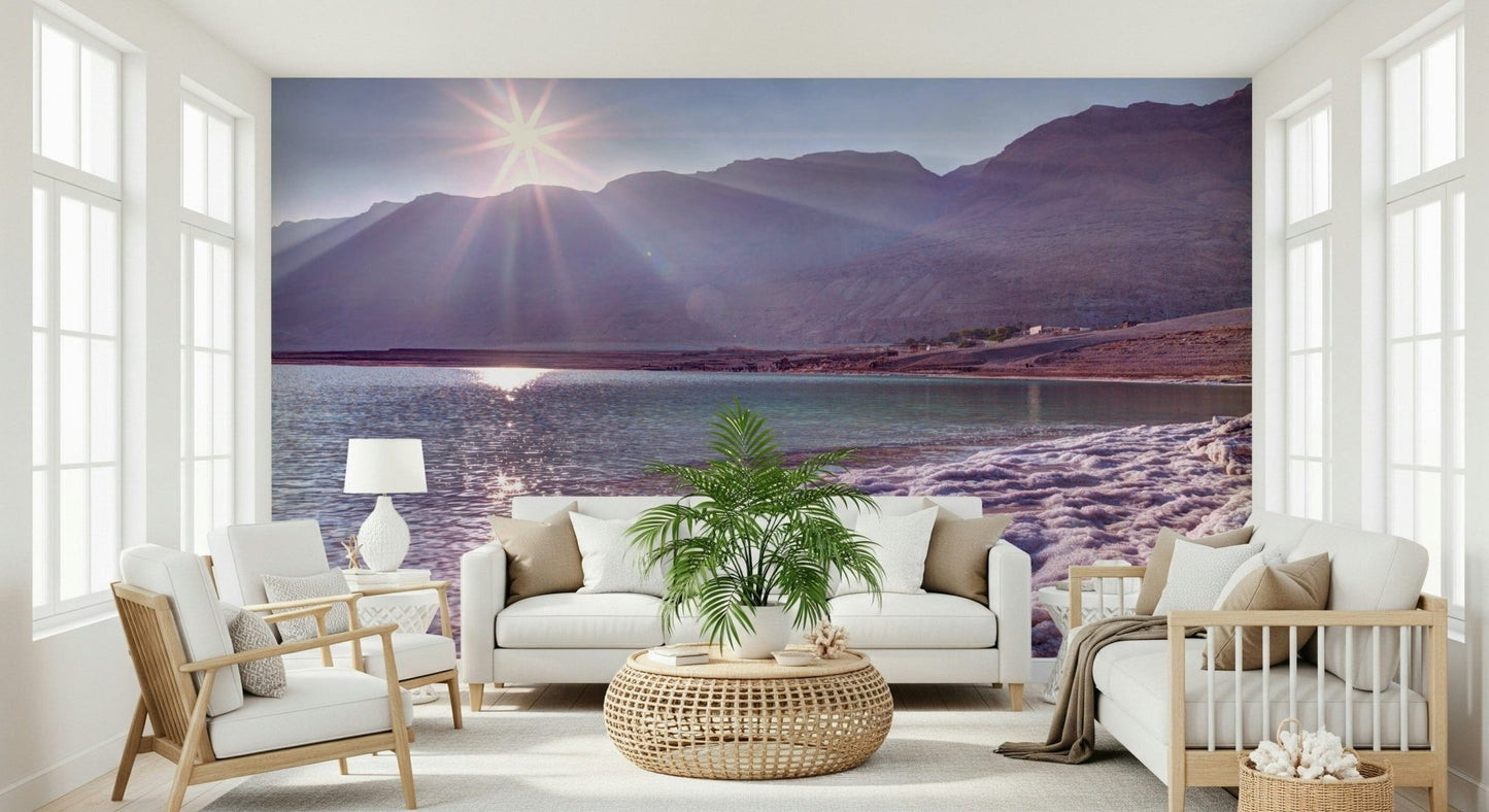 Dead Sea Sunset Wall Mural