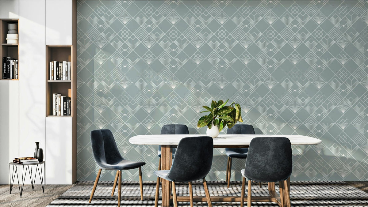 Mural wallpaper of a deco diamonds design GD4236

