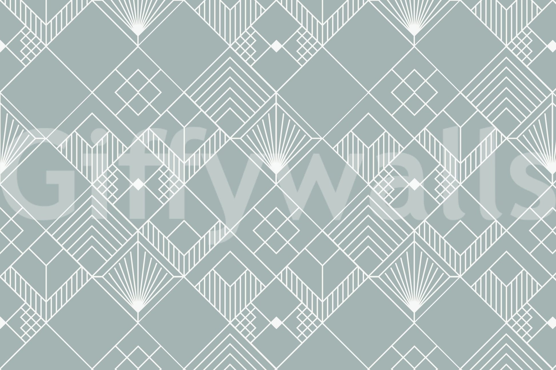 Deco diamonds, peaceful and calm

