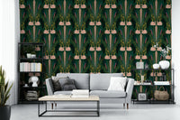 Elegant swan wallpaper for walls

