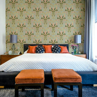 Art deco wallpaper with tulip floral design
 GD643
