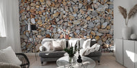 Decorative Pebble Stone Wallpaper Mural - Giffywalls