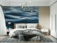 Smooth finish of the durable peel and stick wallpaper.