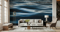 High-impact wallpaper mural for a restful atmosphere.