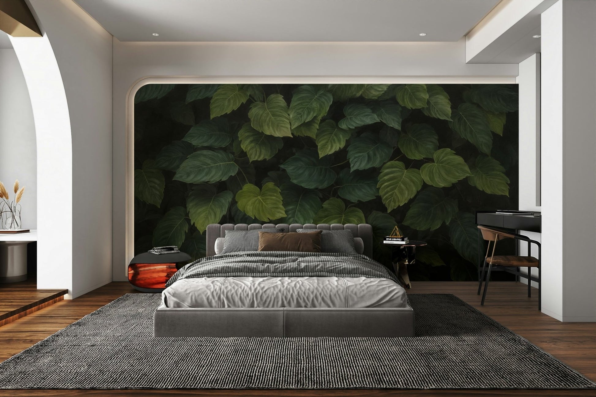 The scene has a quiet, peaceful mood.

