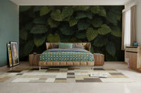 The overall color palette is dark and soothing.

