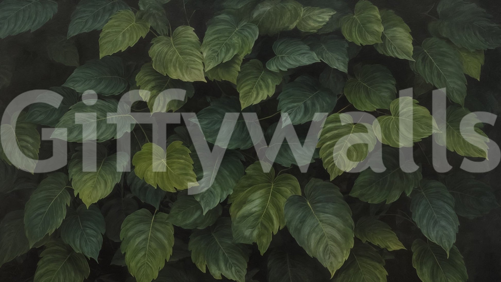 Some leaves have a smooth texture, while others are ribbed.

