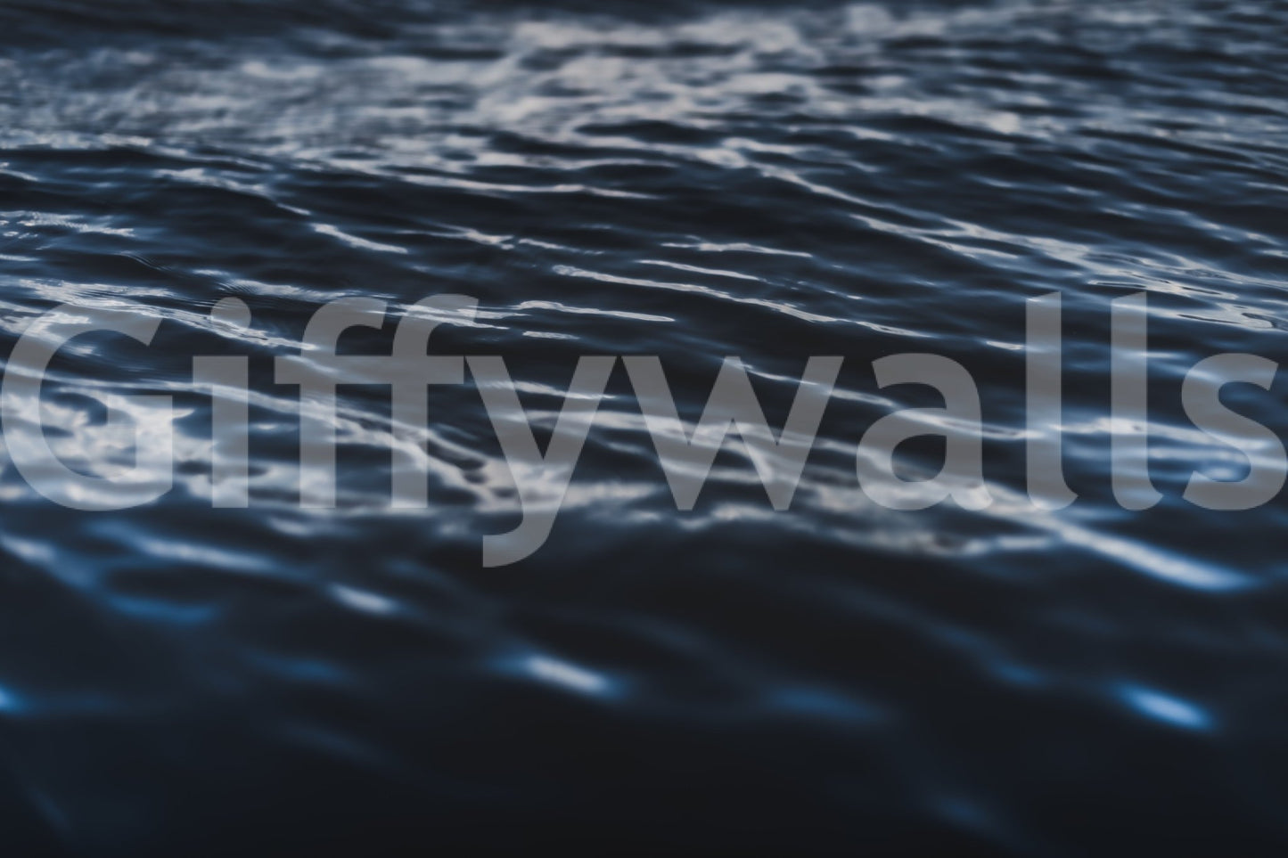A high-quality serene ocean wall mural for walls.