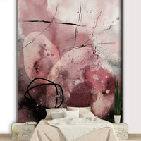 Modern mural with deep visual texture

