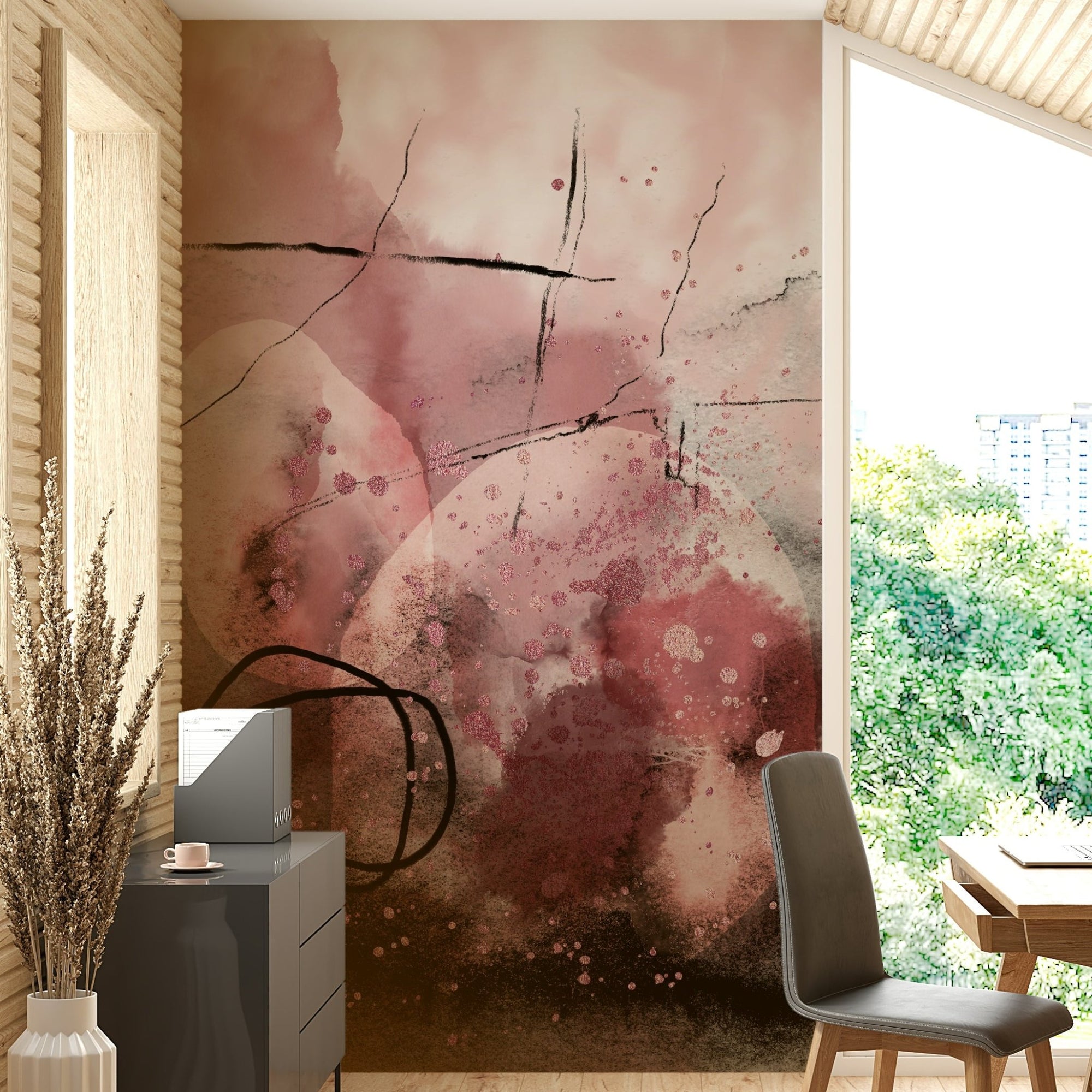 Abstract vision-themed wall design, GD2004