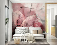 Contemporary mural with depth and shadows

