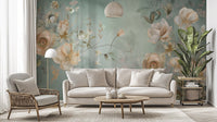 Delicate Blooming Flower Mural - Giffywalls C179