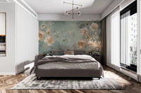 Delicate Blooming Flower Mural - C179