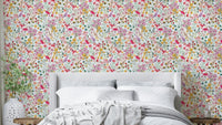 Vintage floral wall pattern

