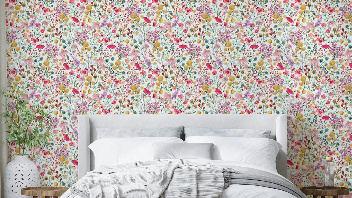 Vintage floral wall pattern GD840

