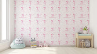 Classical dance artistry wall covering