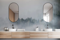 Misty forest wallpaper for walls
