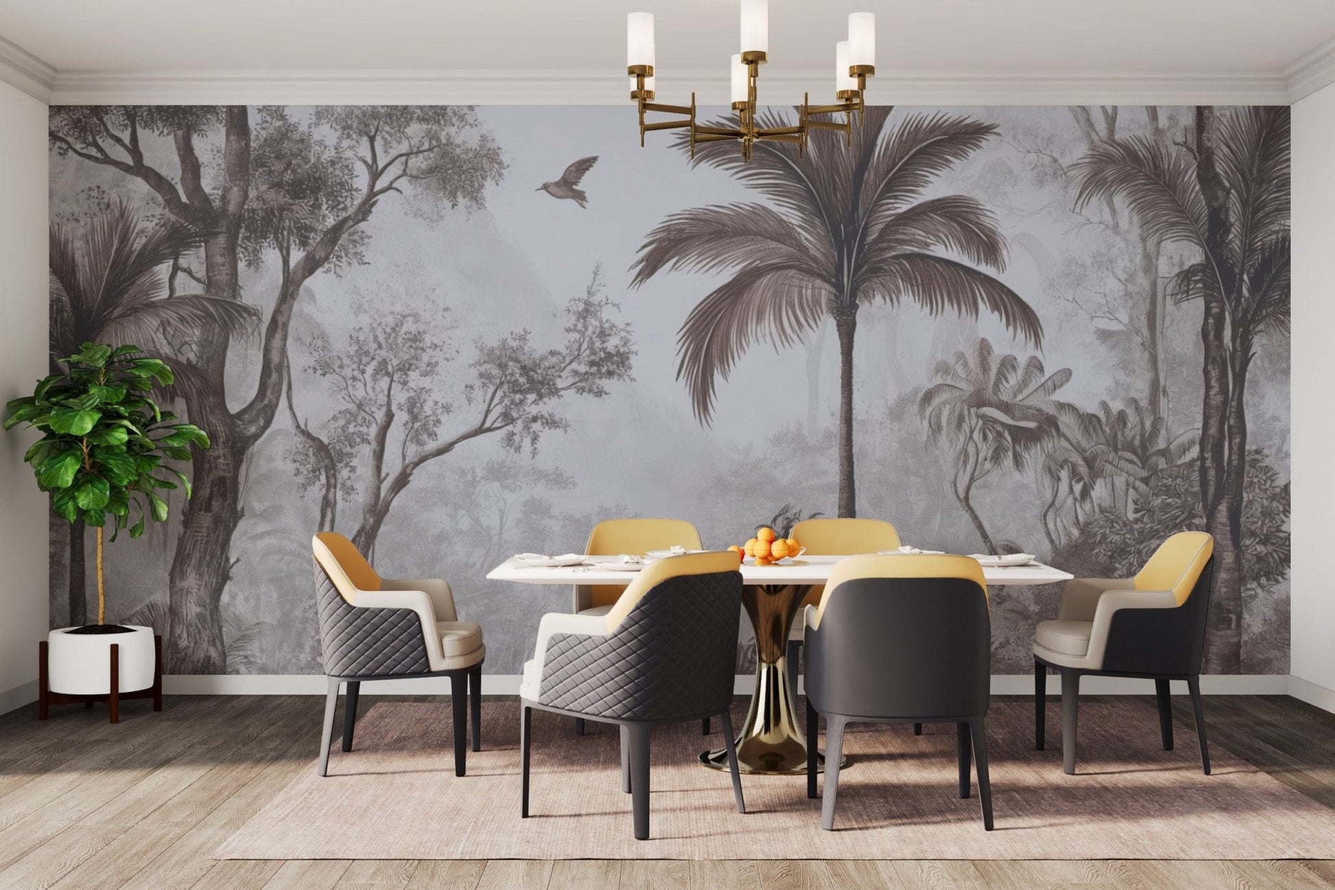 Tropical rainforest jungle wall decor D142