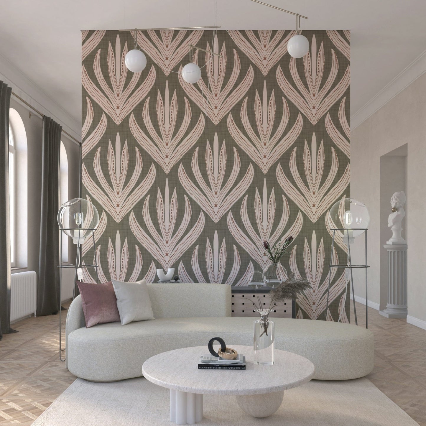 Subtle linen texture in the Desert Bloom Echo.