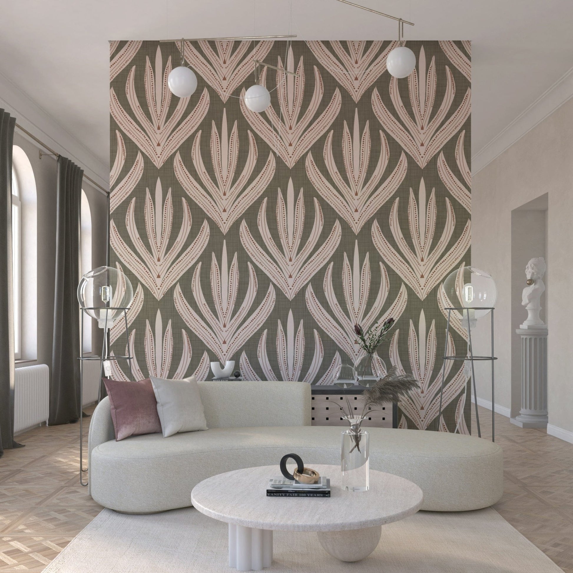Subtle linen texture in the Desert Bloom Echo.