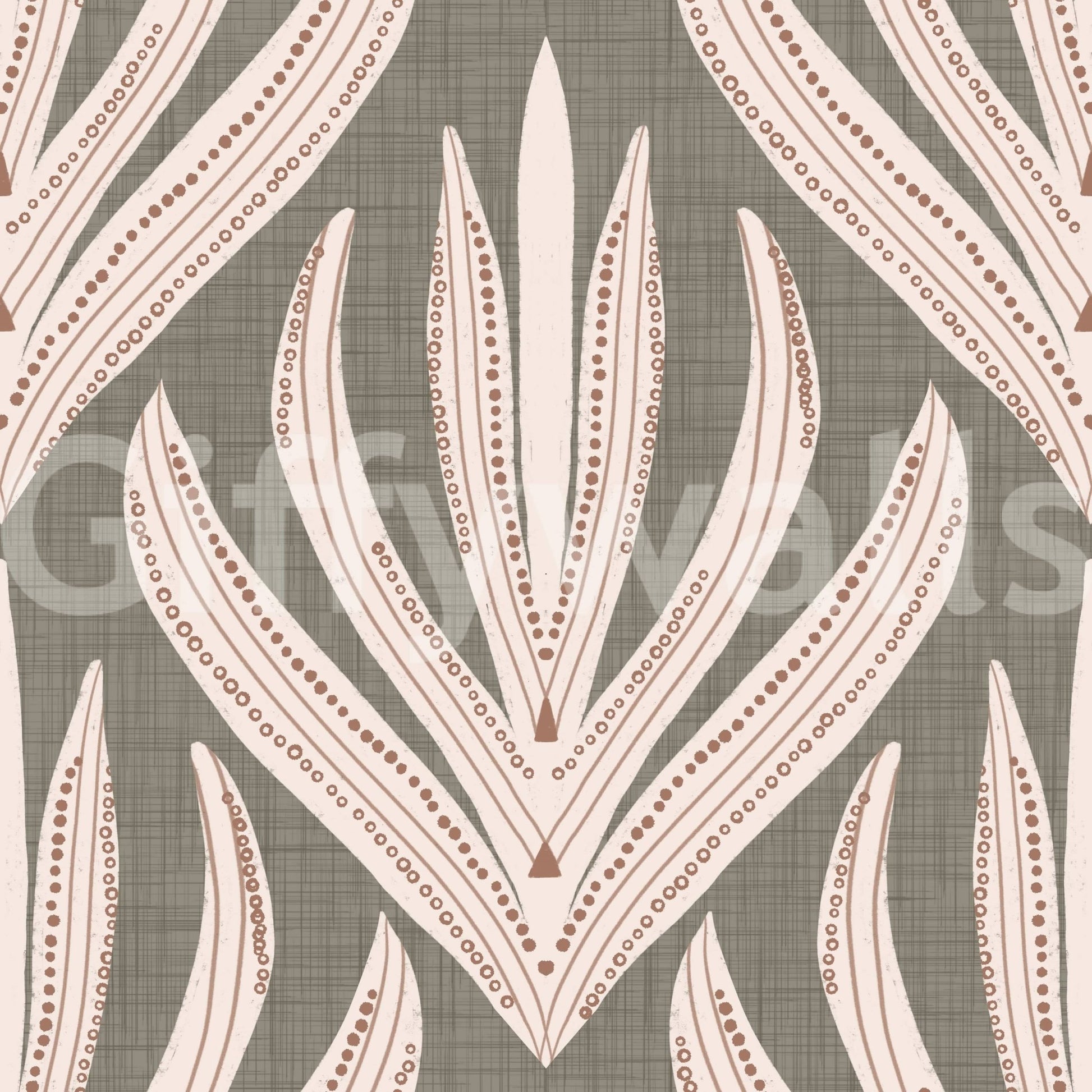 Desert Bloom Echo's graphic leaf pattern.