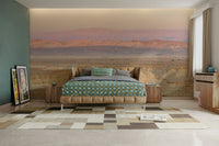 Sand dunes and sunrise wall mural

