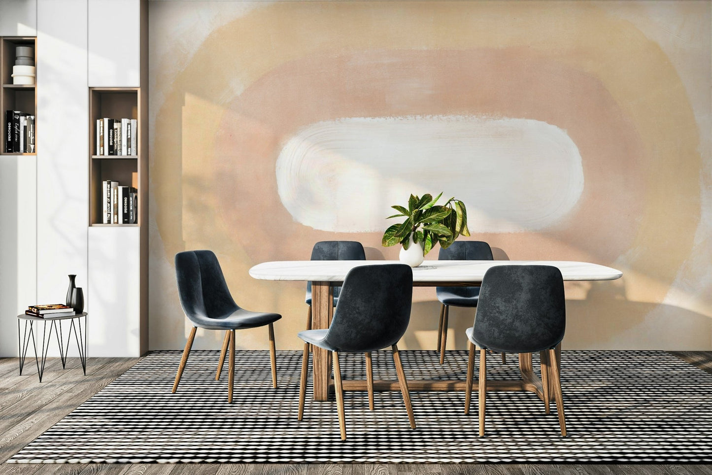 Subtle sunrise desert hue artwork

