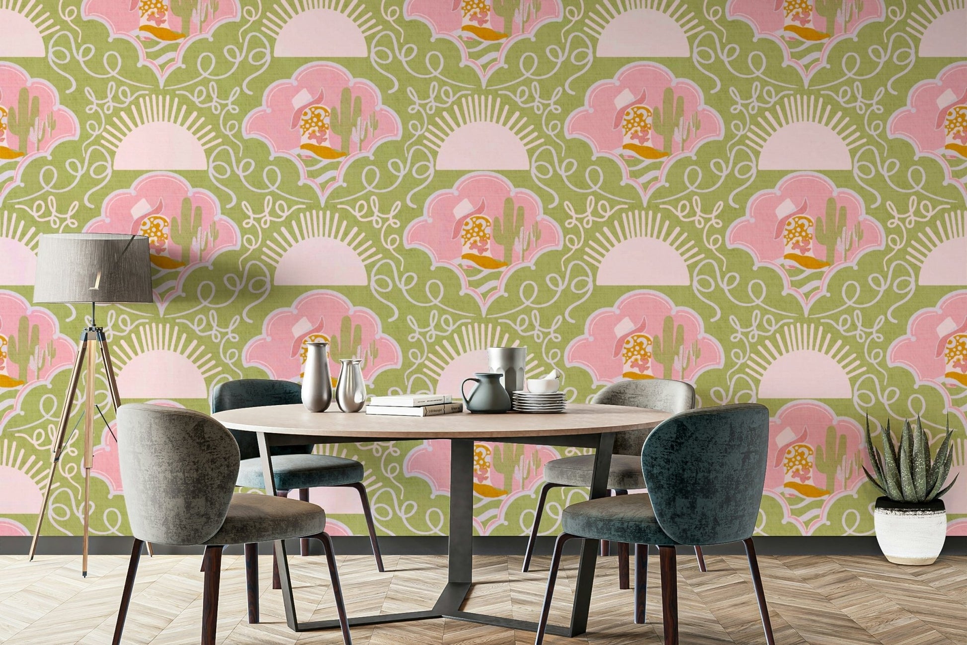 The overall mood is serene and beautiful.

