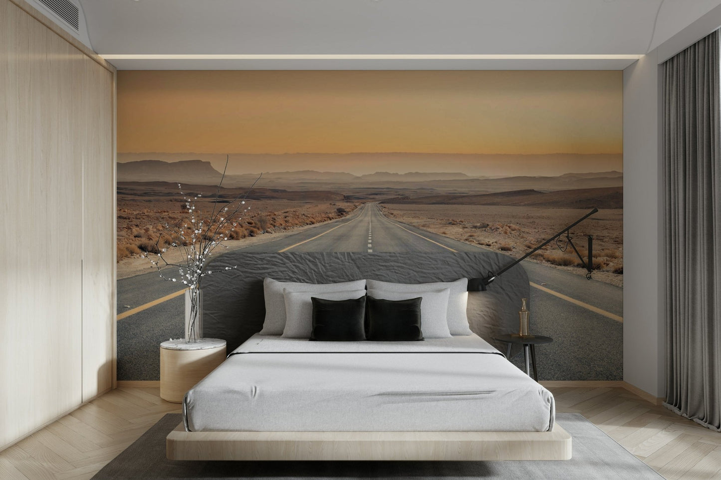 Arid desert landscape.

