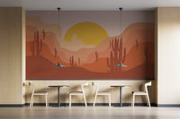 Desert Landscape Wallpaper Mural - Giffywalls