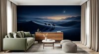 Cinematic depth fills a calm living room behind this desert horizon wall mural.
GD9592