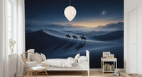 Beneath the horizon glow, a kids bedroom feels cinematic with this desert riders wall mural.GD9592