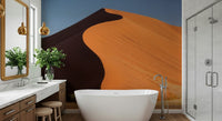 Earthy toned Desert Serenity wallpaper for a calm and peaceful nursery space