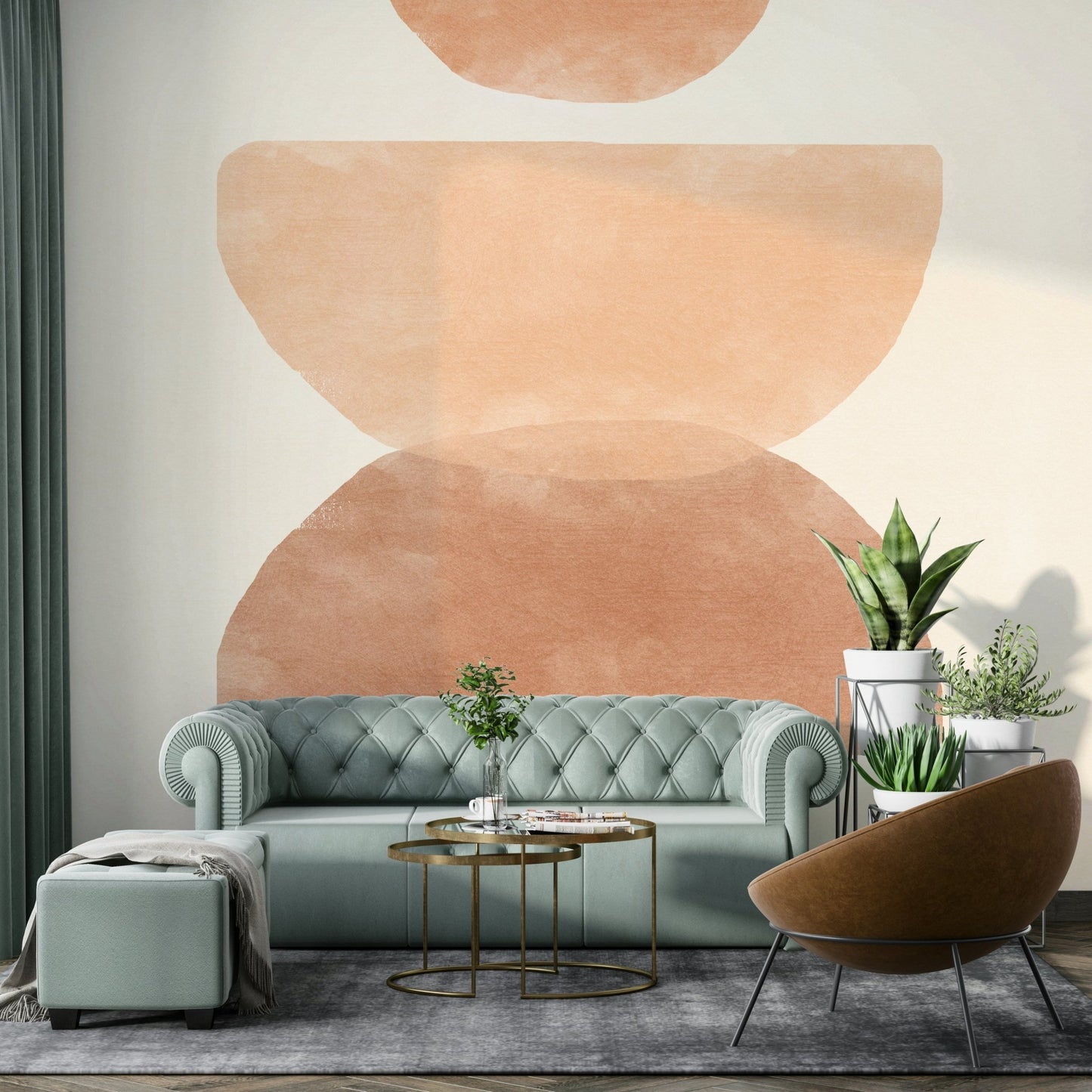 Desert Sunset Hues Wall Mural