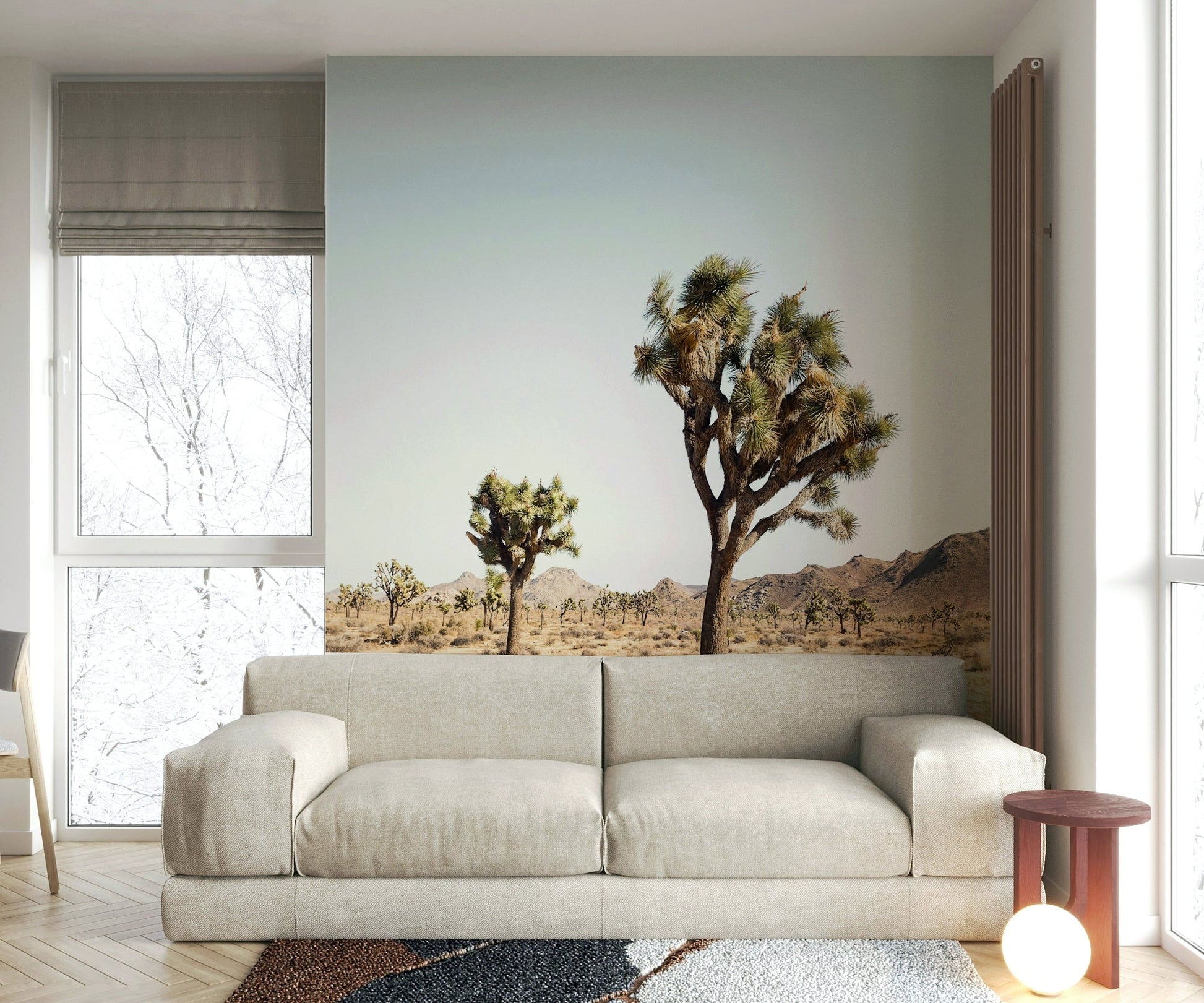 Peaceful desert wallpaper for walls


