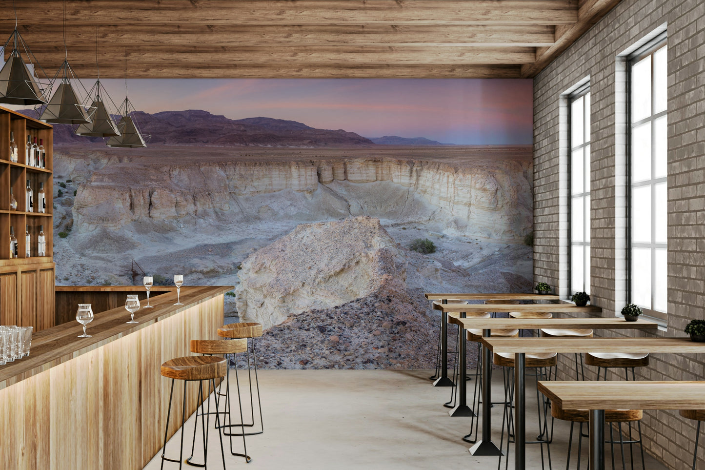 Desert Valley View Wall Mural