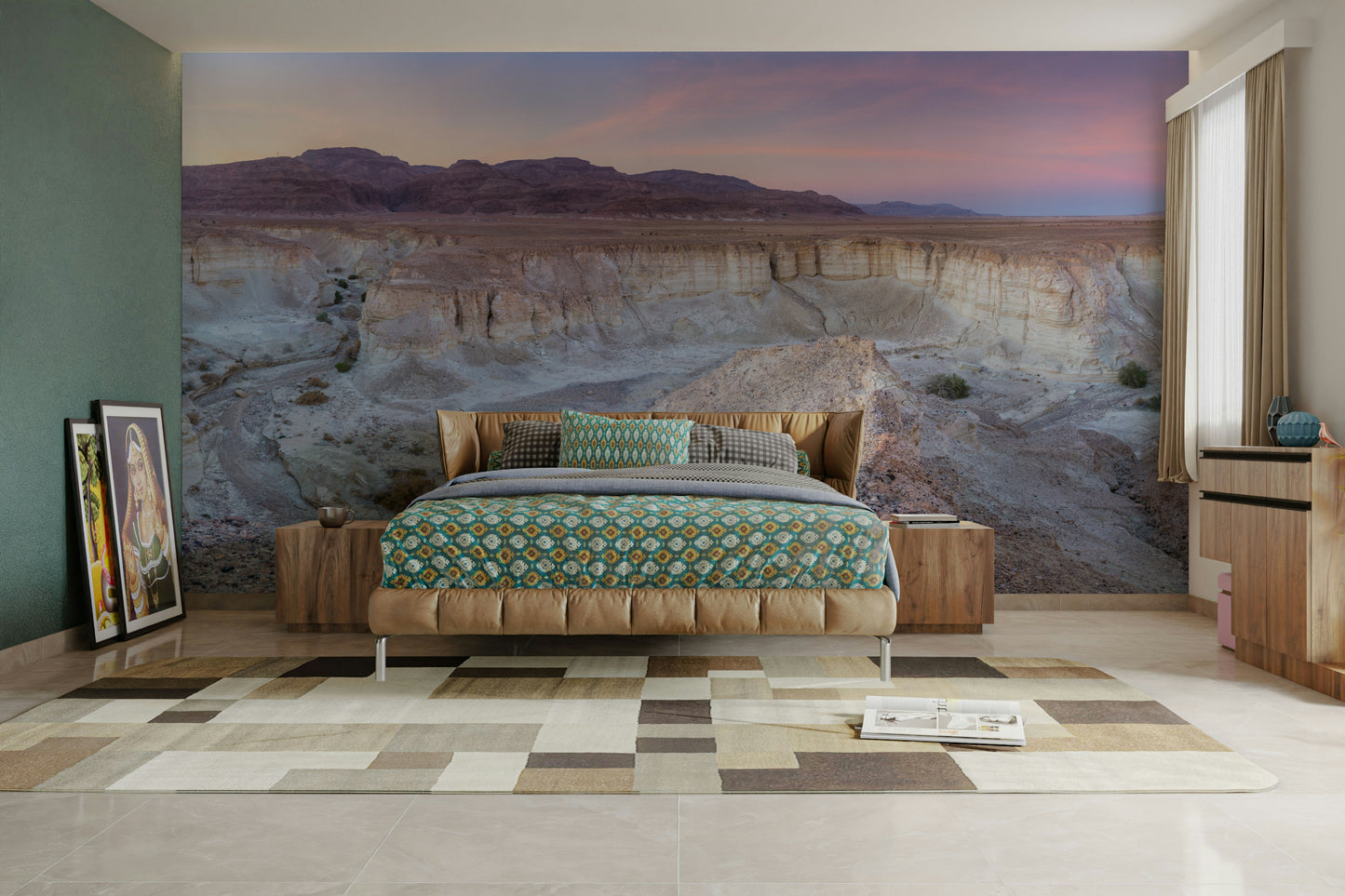 Desert Valley View Wall Mural