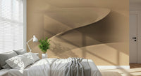 A calming serene view wallpaper mural that defines a space.