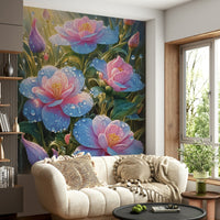 Tiny beads of water are visible on the surface of the petals.

