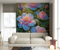 The background is a soft, out-of-focus green.

