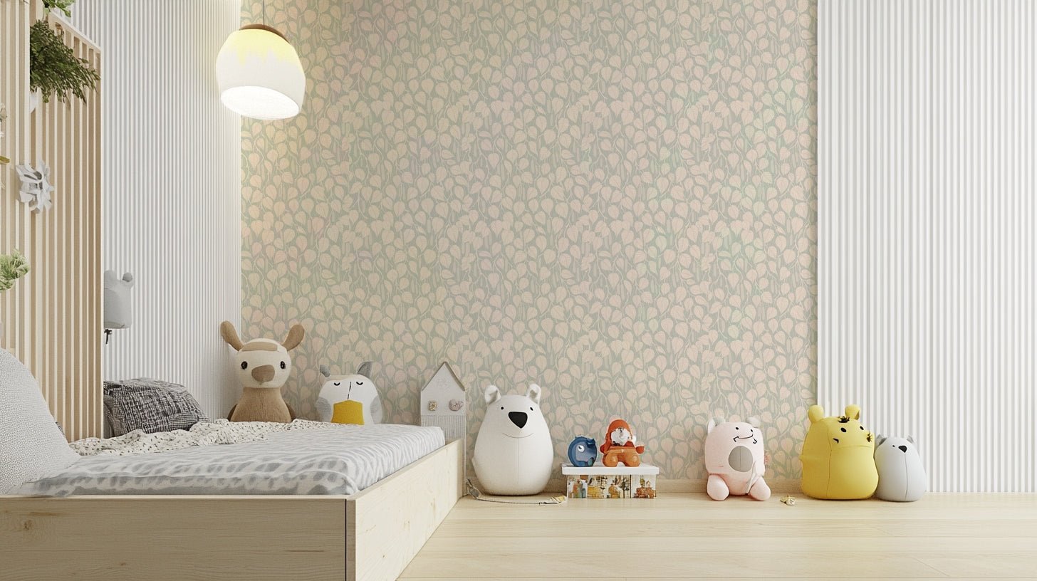 Soft birch tree design wallpaper mural GD474

