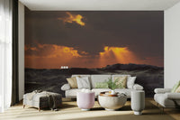 An artistic large format mural for home decor.

