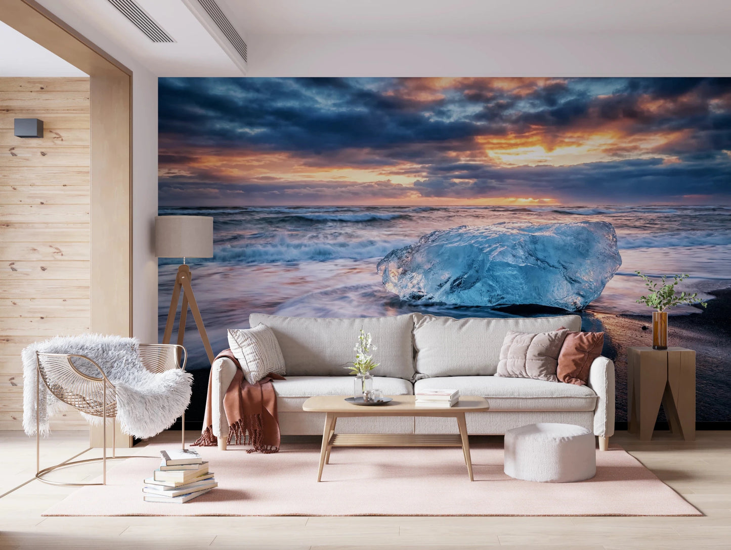 Diamond Beach Dawn Wall Mural