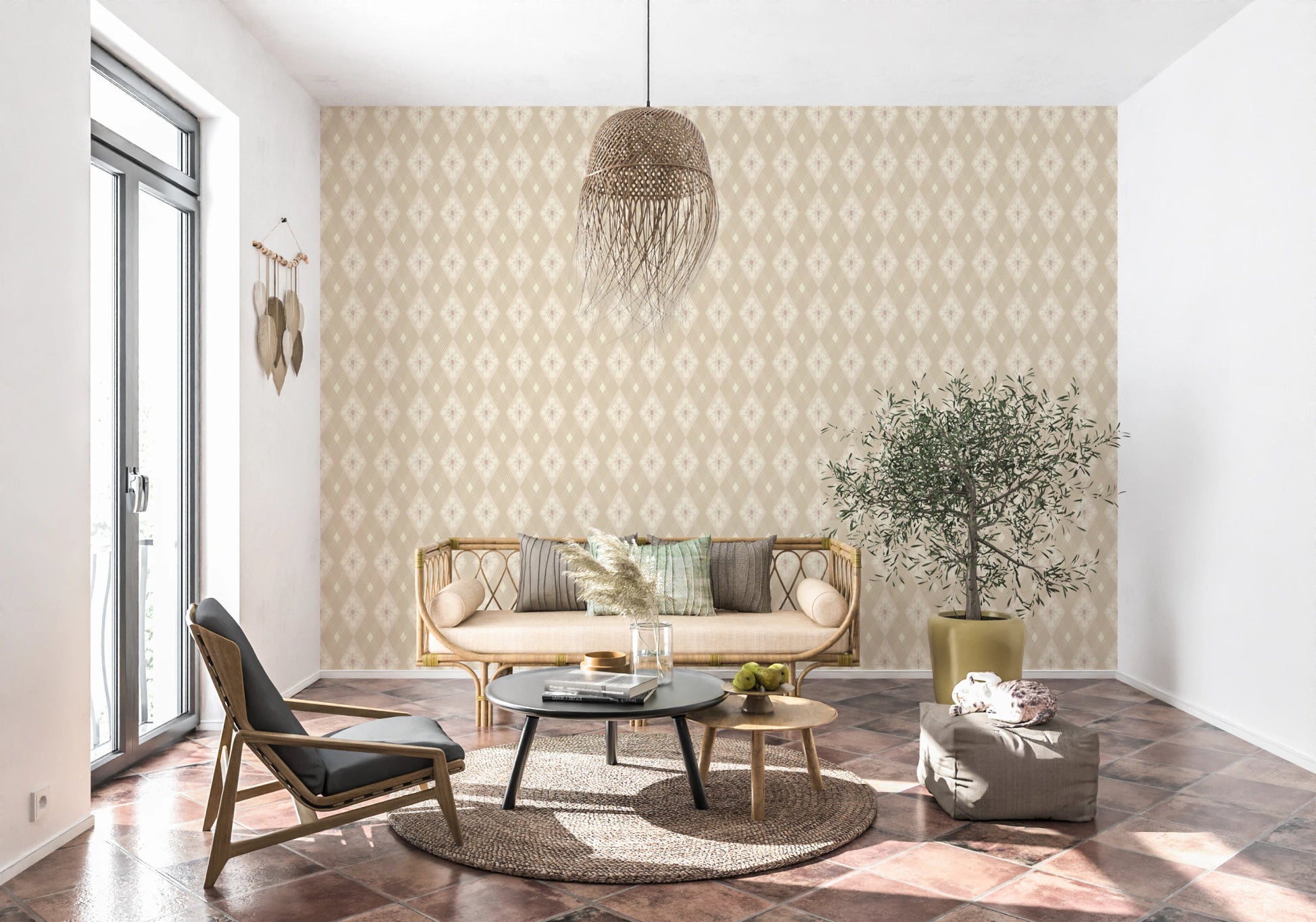 Diamond Bloom Wallpaper⁠